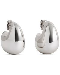 Reiss - Calla Curve Scoop Drop Earrings - Lyst