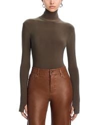 Norma Kamali - Turtleneck Bodysuit - Lyst