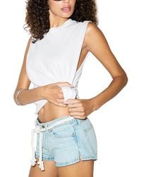RE/DONE - Susan Cotton Muscle Tee - Lyst