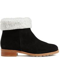 sherpa lined slip ons