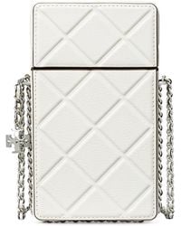 Tory Burch - Fleming Leather Phone Crossbody - Lyst
