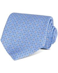 David Donahue - Silk Classic Geometric Pattern Tie - Lyst