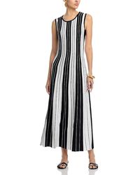 Misook Fit And Flare Dress in Pink | Lyst