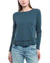 Wilt - Clothing Long Sleeve Mock Layer Tee - Lyst