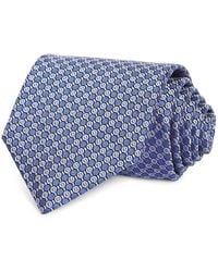 David Donahue - Classic Silk Geometric Tie - Lyst