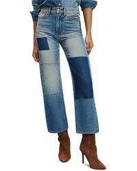 Veronica Beard - Dylan High Rise Straight Ankle Jeans - Lyst