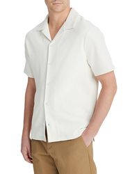 Vince - Boucle Button Down Camp Shirt - Lyst