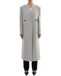 Lamarque - Double Face Wool Coat - Lyst