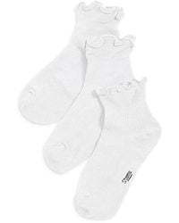 Stems - Everyday Classic Ruffled Socks, Pack Of 3 - Lyst