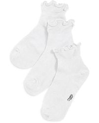 Stems - Everyday Classic Ruffled Socks, Pack Of 3 - Lyst