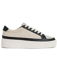 Reiss - Leanne Low Top Platform Sneakers - Lyst