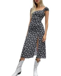 french connection midi shirt floral bloom dress