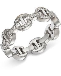 Hoorsenbuhs - 18K Heritage Diamond Tri Link Ring - Lyst