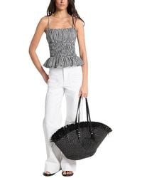 Michael Kors - Gingham Smock Top - Lyst
