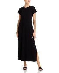 Eileen Fisher - Tie Back Maxi Dress - Lyst