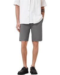 AllSaints - Hanbury Relaxed Fit Drawstring Shorts - Lyst