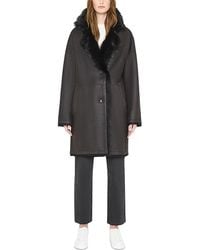 Hiso - August Reversible Shearling Jacket - Lyst