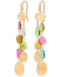 Marco Bicego - 18K Lunaria Tourmaline & Diamond Accent Multistrand Drop Earrings - Lyst
