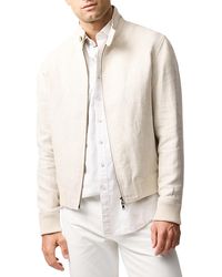 Rodd & Gunn - Staveley Linen Bomber Jacket - Lyst