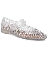 Sam Edelman - Michaela Square Toe Jelly Flats - Lyst