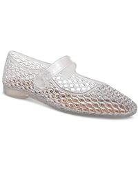 Sam Edelman - Michaela Square Toe Jelly Flats - Lyst