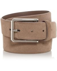 BOSS - Caleb Suede Belt - Lyst