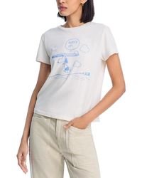 RE/DONE - Snoopy Surfs Classic Tee - Lyst