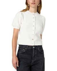 French Connection - Vhari Puff Sleeve Cardigan - Lyst