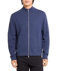 Theory - Walton Textured Sweater Jacket - Lyst