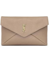 Saint Laurent - Cassandre Large Envelope Pouch - Lyst