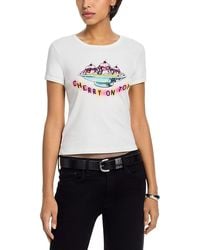 Mother - The Itty Bitty Cotton Ringer Tee - Lyst