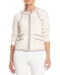 NIC+ZOE - Lined Up Knit Jacket - Lyst