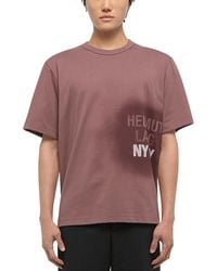 Helmut Lang - Spray Relaxed Fit Graphic Logo Tee - Lyst