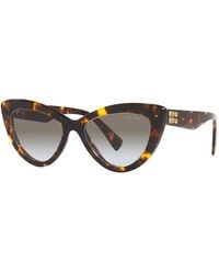 Miu Miu - Cat Eye Sunglasses, 54Mm - Lyst