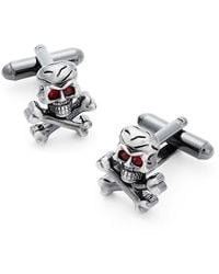 Link Up - Skull And Crossbones Cufflinks - Lyst
