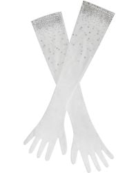 Miss Circle - Izzy Crystal Opera-Length Gloves - Lyst