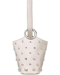 Kate Spade - Halo Mini Studded Leather Bucket Bag - Lyst