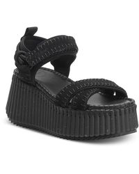 Chloé - Nama Platform Wedge Sandals - Lyst