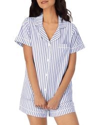 Bedhead - Striped Cotton Short Pajamas Set - Lyst