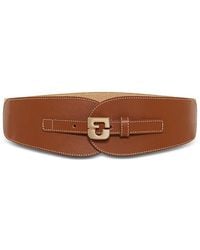 Gerard Darel - Olympe Wide Leather Belt - Lyst