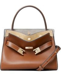 Tory Burch - Lee Radziwill Petite Leather Crossbody Bag - Lyst