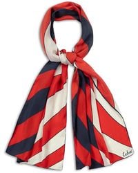 Echo - Stripes Silk Oblong Scarf - Lyst