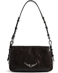 Zadig & Voltaire - Le Zouzou Vintage Effect Patent Leather Bag - Lyst