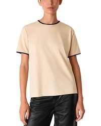 Whistles - Tipped Tee - Lyst
