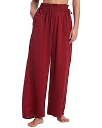 Red Carter - Wide Leg Pants Swim Cover Up - Lyst