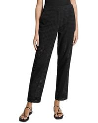 Theory - Eyelet Embroidered Pants - Lyst