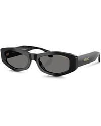 Versace - Ve4487 Oval Sunglasses, 54Mm - Lyst
