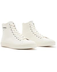 AllSaints - Underground Lace Up High Top Sneakers - Lyst