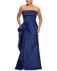 Aqua - Draped Gown - Lyst