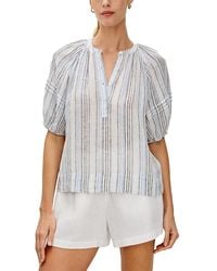 Rails - Shoshanna Stripe Puff Sleeve Top - Lyst